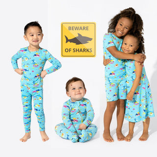 Aqua Smiley Daisy Toddler Bamboo Pajama Set – Cuddle Bunnie