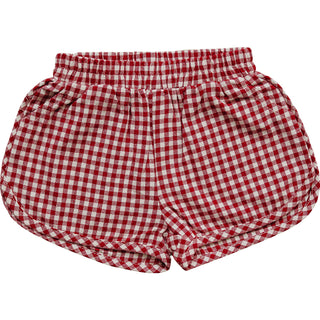 Red Gingham Shorts - Summer Essential