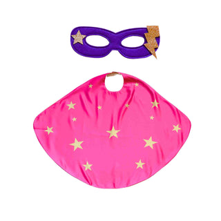 Superhero Star Power Cape Set - Pink