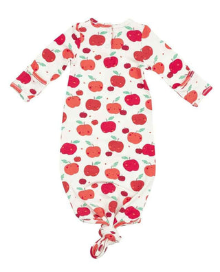 Bamboo Knotted Baby Gown - Apple Orchard Baby & Toddler Sleepwear