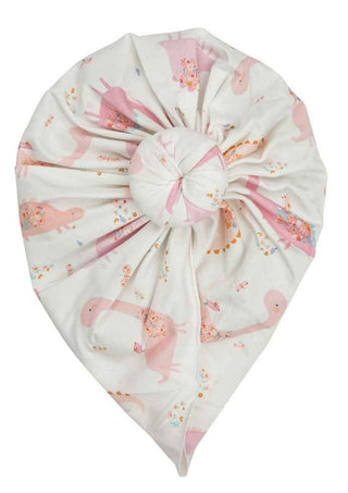 Bamboo Norma Headwrap - Floral Dinos Pink Baby & Toddler Clothing Accessories