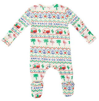 Infant Bamboo Footie with Zipper - California Fair Isle Baby & Toddler Sleepwear