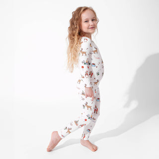 Bamboo Long Sleeve Pajama Set - Santa's Workshop Baby & Toddler Sleepwear