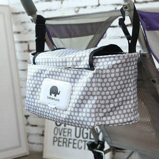 Baby Riddle Stroller Organizer Bag, Polka Dots