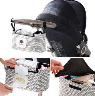 Baby Riddle Stroller Organizer Bag, Puppies