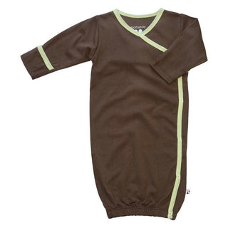 Babysoy Boys Kimono Bundler Gown - Chocolate