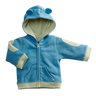 Babysoy Boys Soft Fleece Hoodie - Ocean