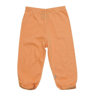 Babysoy Footed Pants - Cantaloupe