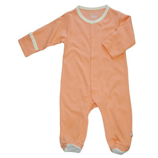 Footie with Snaps - Cantaloupe Baby & Toddler Sleepwear