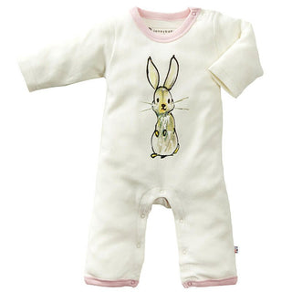 Babysoy Girls Janey Baby One Piece - Rabbit and Peony