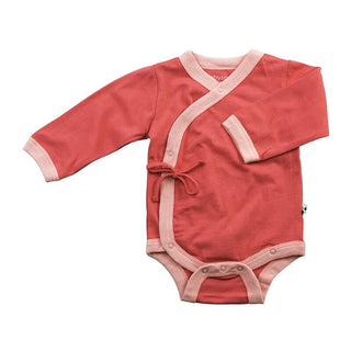 Babysoy Girls Kimono Bodysuit - Blossom