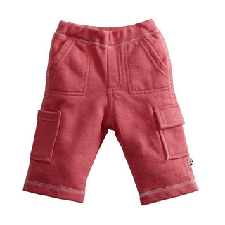 Babysoy Girls Soft Cargo Pants - Blossom