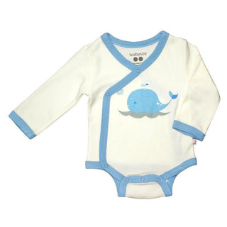 Infant Kimono Bodysuit - Whale Baby One-Pieces