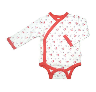 Long Sleeve Kimono Bodysuit - Penguin Baby One-Pieces