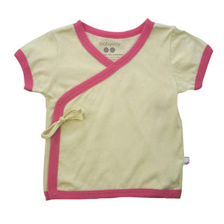 Babysoy Short Sleeve Kimono Tee Shirt - Tea