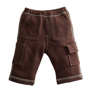 Solid Bamboo Cargo Pants - Chocolate Baby & Toddler Bottoms