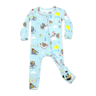 Bamboo Convertible Footie Romper - PAW Patrol Winter Baby & Toddler Sleepwear