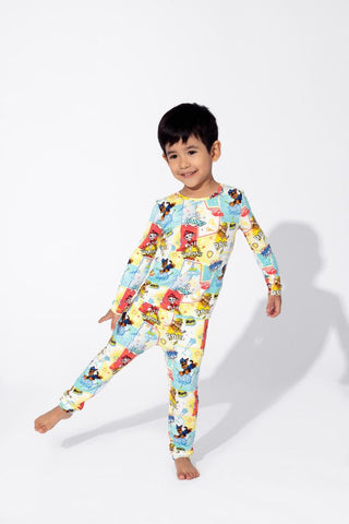 Bellabu Bear Bamboo Long Sleeve Pajama Set - PAW Patrol Boy Pups