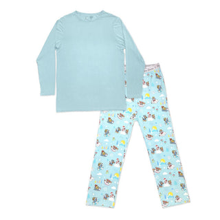 Bellabu Bear Men's Bamboo Long Sleeve Pajama Set - PAW Patrol Winter | Cozy Sleepies provide warmth and snugness for better sleep.