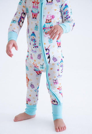 Bamboo Convertible Footie Romper - Fritz (Nutcrackers and Gift Boxes) Baby & Toddler Sleepwear