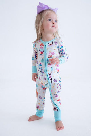 Bamboo Convertible Footie Romper - Fritz (Nutcrackers and Gift Boxes) Baby & Toddler Sleepwear