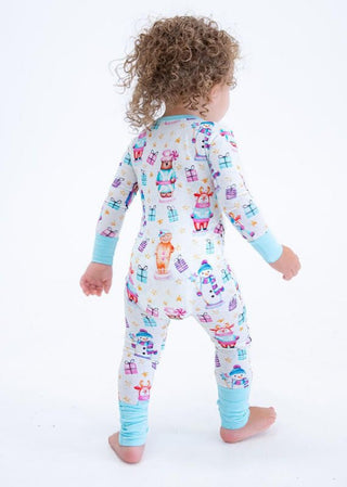 Bamboo Convertible Footie Romper - Fritz (Nutcrackers and Gift Boxes) Baby & Toddler Sleepwear