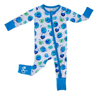 Bamboo Convertible Footie Romper - Morris (Valentine Emojis) Baby & Toddler Sleepwear