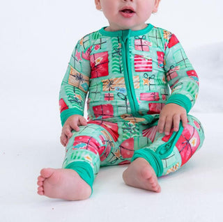 Bamboo Convertible Footie Romper - Ralphie (Gift Boxes) Baby & Toddler Sleepwear