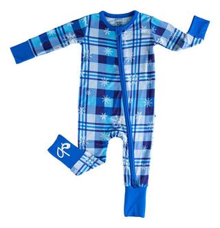 Bamboo Convertible Footie Romper - Saint (Plaids) Baby & Toddler Sleepwear