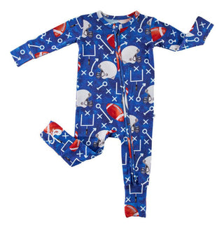 Birdie Bean Bamboo Convertible Footie Romper - Troy (Football)