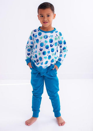 Bamboo Crewneck Sweatshirt - Morris (Valentine Emojis) Baby & Toddler Tops