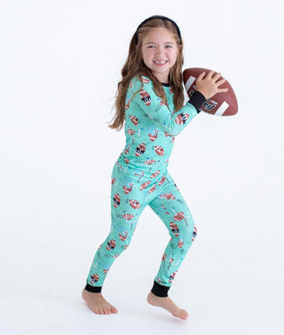 Birdie Bean Bamboo Long Sleeve Pajama Set - Elliot (Football)