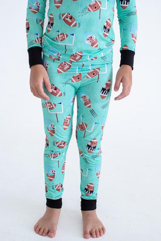 Birdie Bean Bamboo Long Sleeve Pajama Set - Elliot (Football)