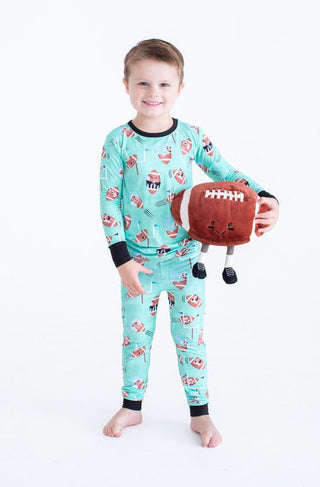 Birdie Bean Bamboo Long Sleeve Pajama Set - Elliot (Football)