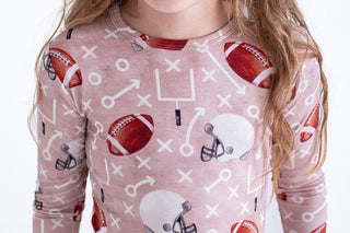 Birdie Bean Bamboo Long Sleeve Pajama Set - Jackson (Football)