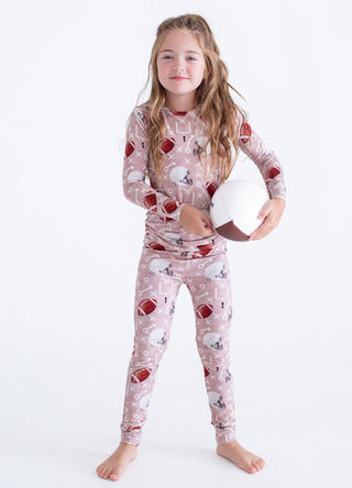 Birdie Bean Bamboo Long Sleeve Pajama Set - Jackson (Football)