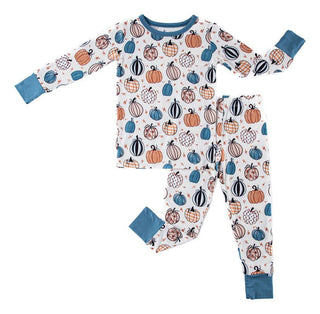 Birdie Bean Bamboo Long Sleeve Pajama Set - Levi (Pumpkins) | Cozy Sleepies provide warmth and snugness for better sleep.