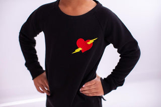 Boy's Bamboo Crewneck Sweatshirt - Axel (Valentine Heart) Baby & Toddler Tops