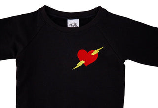 Boy's Bamboo Crewneck Sweatshirt - Axel (Valentine Heart) Baby & Toddler Tops