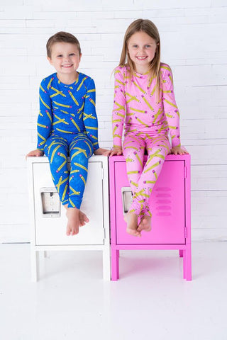 Birdie Bean Boy's Long Sleeve Pajama Set - Benjamin (School)