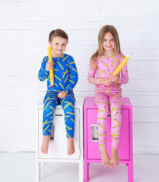 Birdie Bean Boy's Long Sleeve Pajama Set - Benjamin (School)