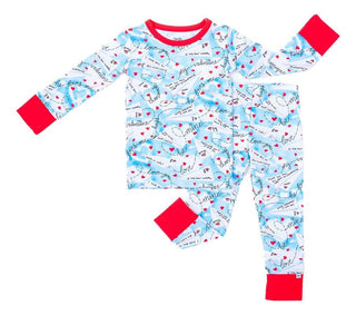 Birdie Bean Boy's Long Sleeve Pajama Set - Liam (Paper Planes) | Cozy Sleepies provide warmth and snugness for better sleep.