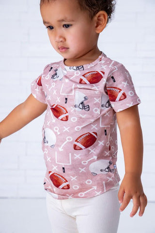 Birdie Bean Boy's Pocket T-Shirt - Jackson (Football)