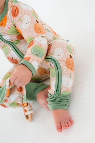 Convertible Footie Romper - Hazel (Pumpkins) Birdie Bean