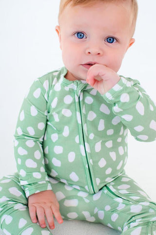 Convertible Footie Romper - Willow (Deer Dots) Birdie Bean