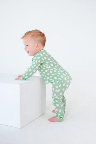 Convertible Footie Romper - Willow (Deer Dots) Birdie Bean