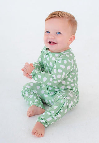 Convertible Footie Romper - Willow (Deer Dots) Birdie Bean