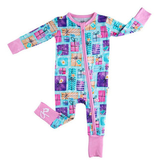 Girl's Bamboo Convertible Footie Romper - Mariah (Gift Boxes) Baby & Toddler Sleepwear