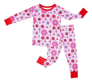 Birdie Bean Girl's Bamboo Long Sleeve Pajama Set - Remi (Floral)  | Cozy Sleepies provide warmth and snugness for better sleep.