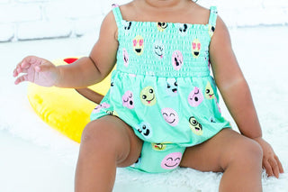 Birdie Bean Girls Bubble Romper - Marley Smiles